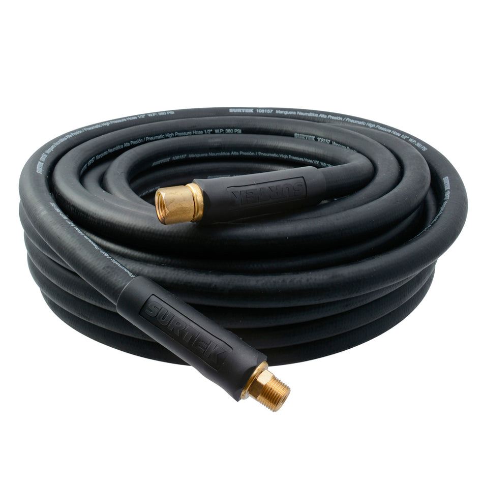Manguera de PVC reforzadas para aire de alta presión 1/2" x 10 m Surtek 108156