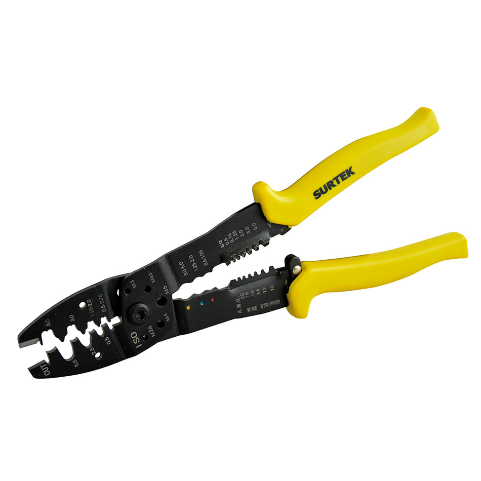 Pinza pelacable 10-20 AWG de  10" Surtek PLC10