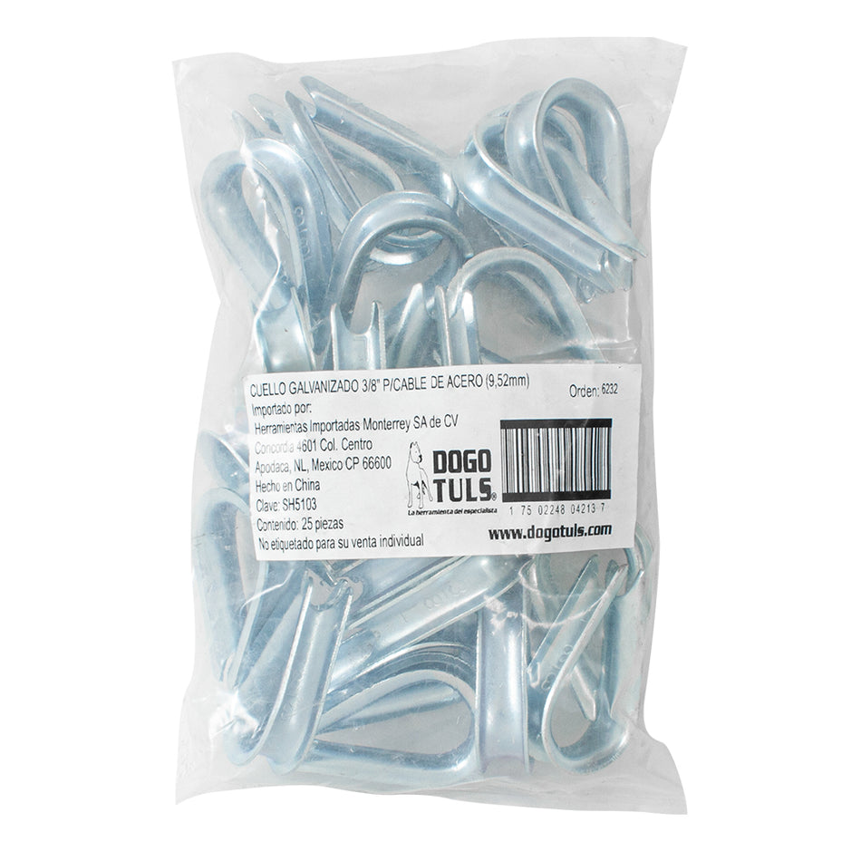 CUELLO GALVANIZADO 5/16 P/CABLE DE ACERO DOGOTULS SH5102