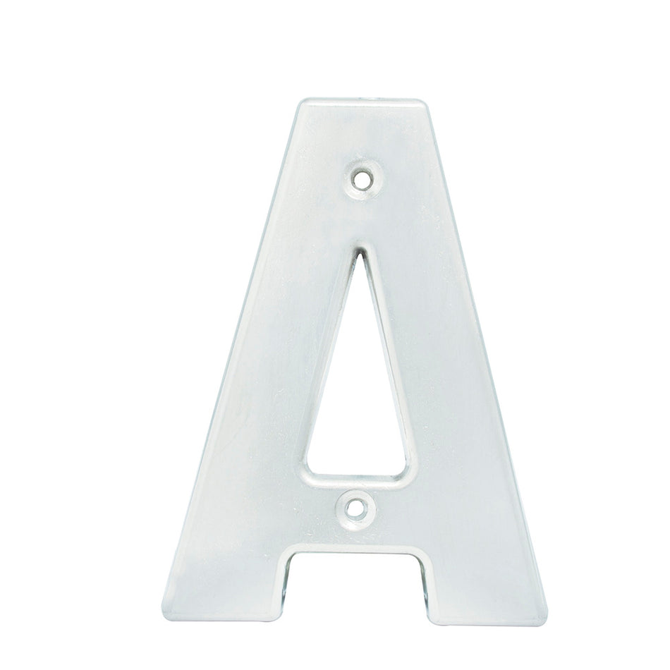 Letra A bold 4" cromo satinado Lock L70AC