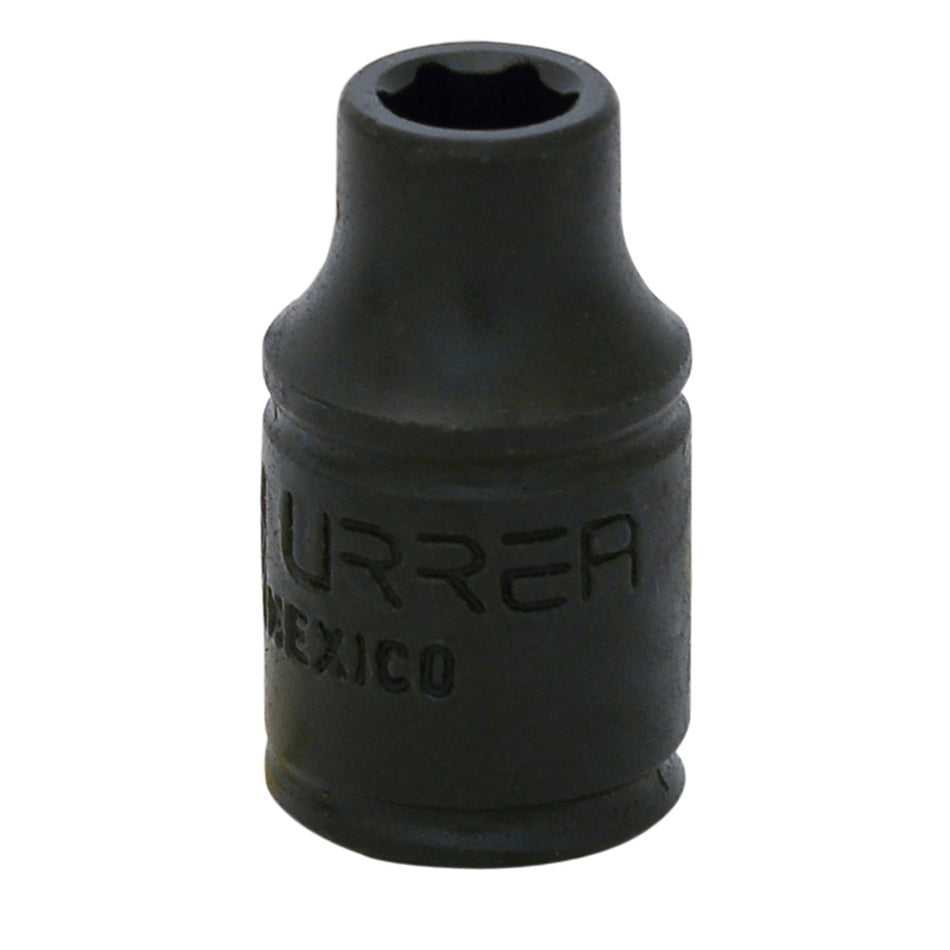 Dado de impacto cuadro de 1/4", 6 puntas, métrico, 4 mm Urrea 6904M