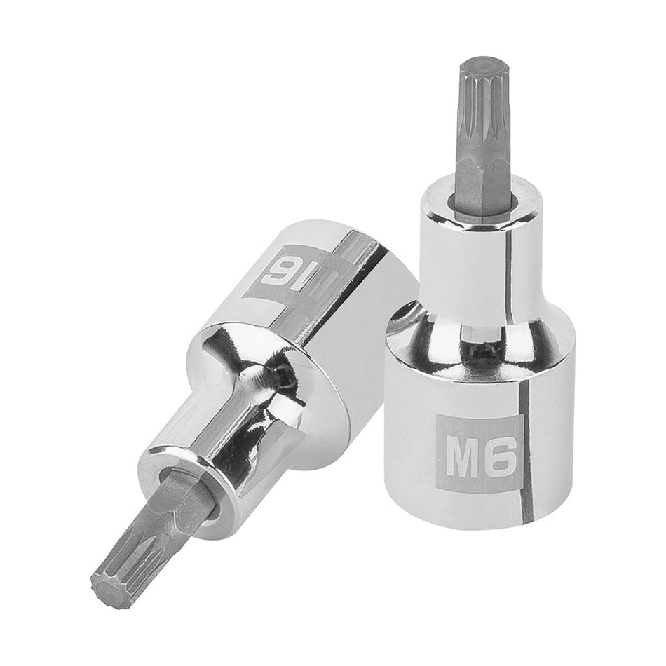 Dado punta corta bristol M6, cuadro 1/2'