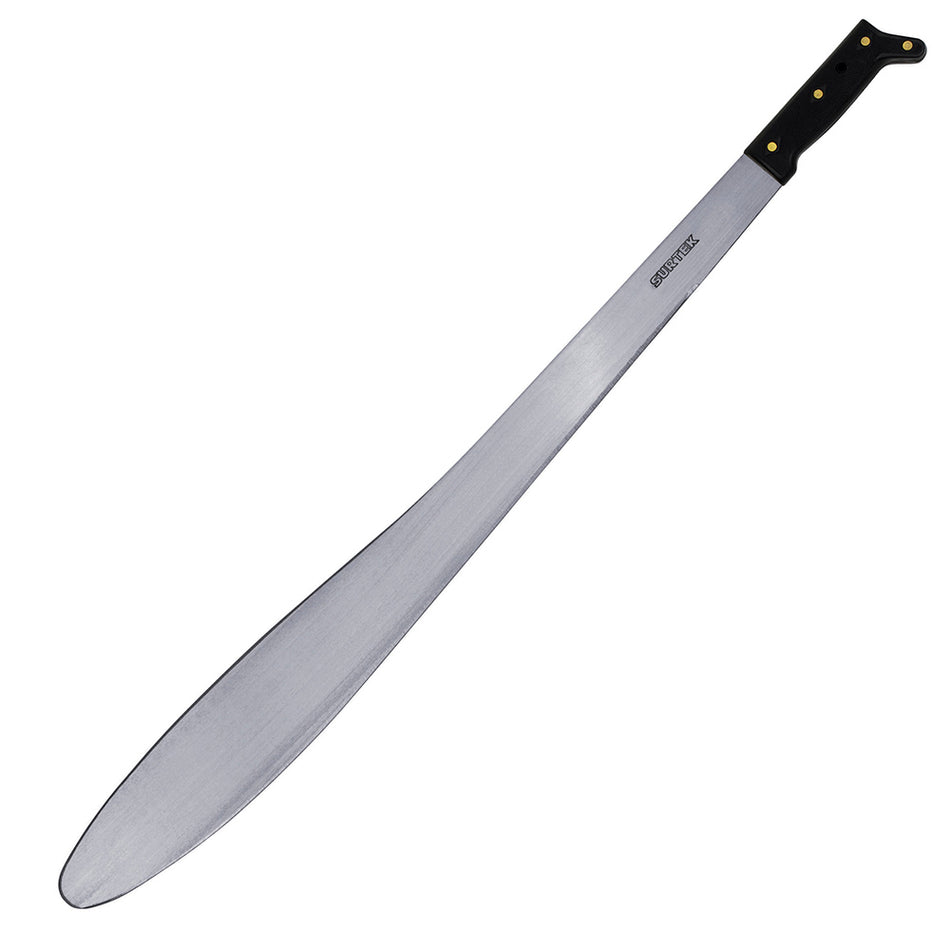 Machete troquelado con mango negro caguayano 27" Surtek 130518