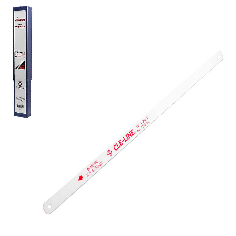SEGUETA BIMETAL 24TPI  A.V. (Precio x pi