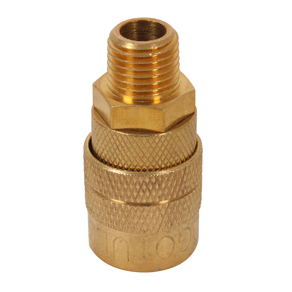 CONEXION RAPIDA MACHO LATON 1/4" NPT DOGOTULS NF1011