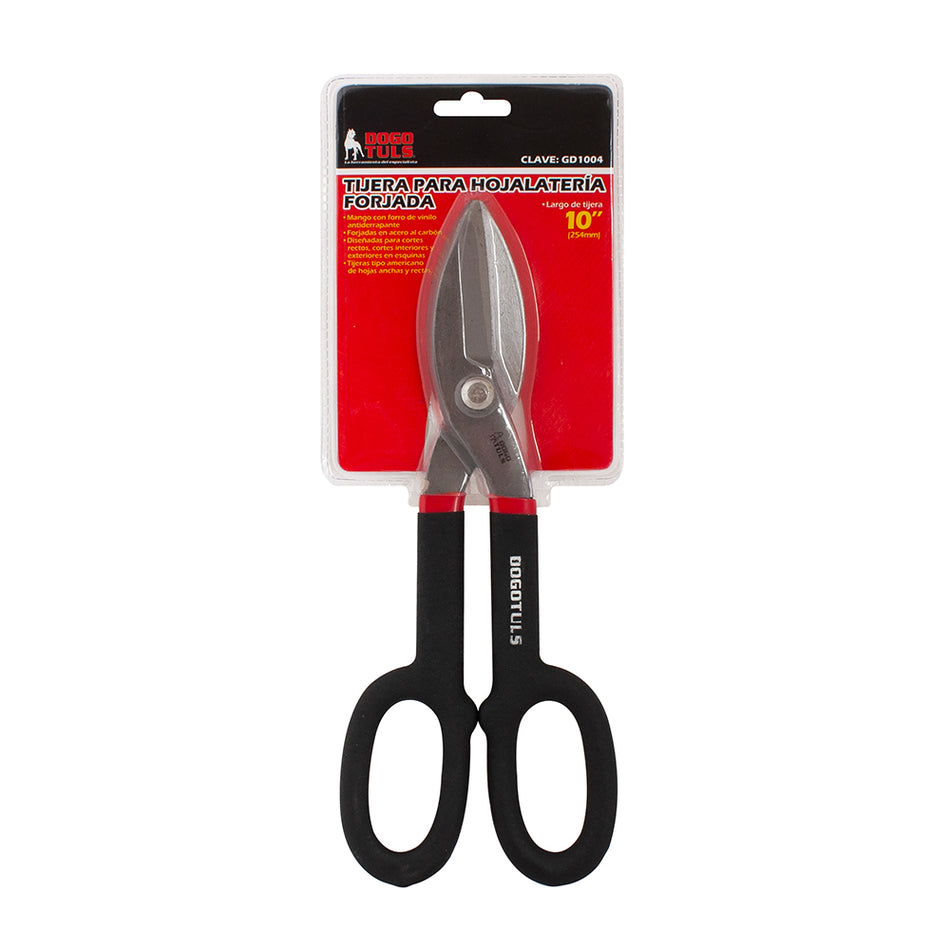 TIJERA P/HOJALATERO 10" ACERO FORJADO DOGOTULS GD1004
