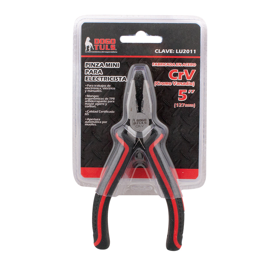 PINZA ELECTRICISTA MINI CR-V 5" DOGOTULS LU2011
