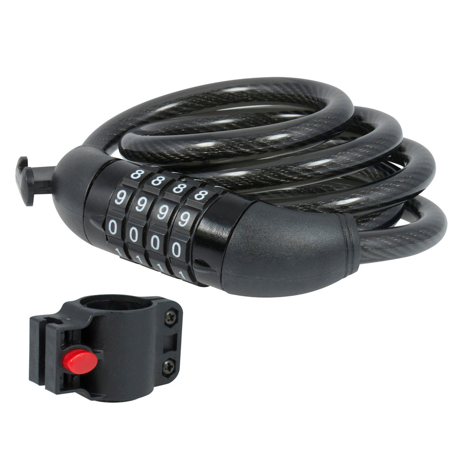 Candado de cable de combinación 8 mm x 1.2 m Lock 15CN