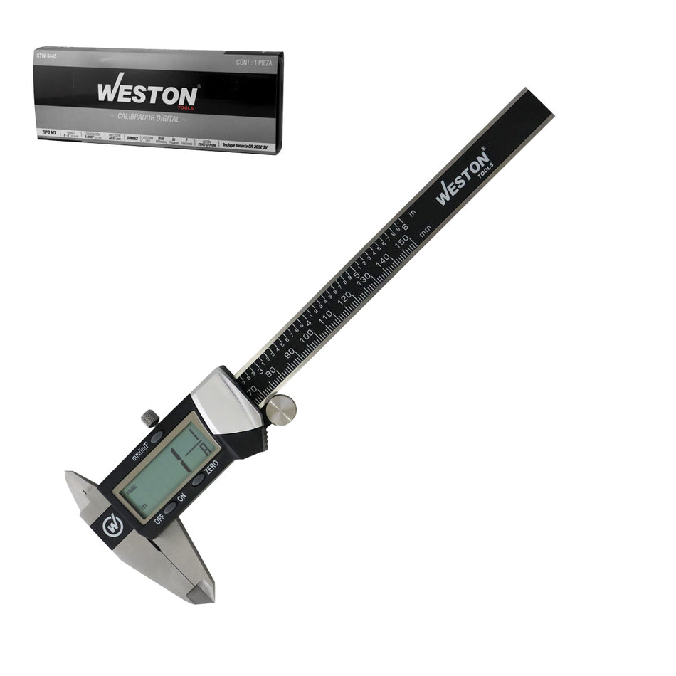 CALIBRADOR DIGITAL TIPO MT ACERO INOX. 6