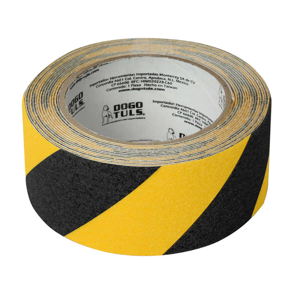 CINTA ANTIDERRAPANTE 2"X15´ AMARI/NEGRO DOGOTULS IM2006