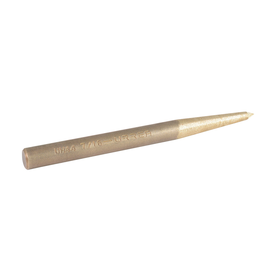 Punto para marcar de bronce-aluminio antichispa de 50°, 3/8" Urrea UH44-3/8