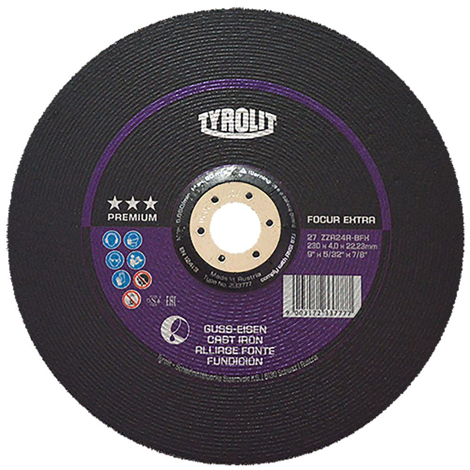 Disco abrasivo para desbaste de hierro g