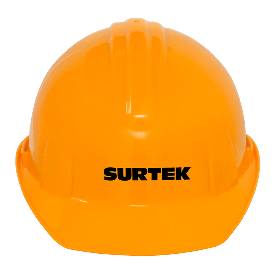 Casco de seguridad con ajuste de intervalos, color naranja Surtek 137311