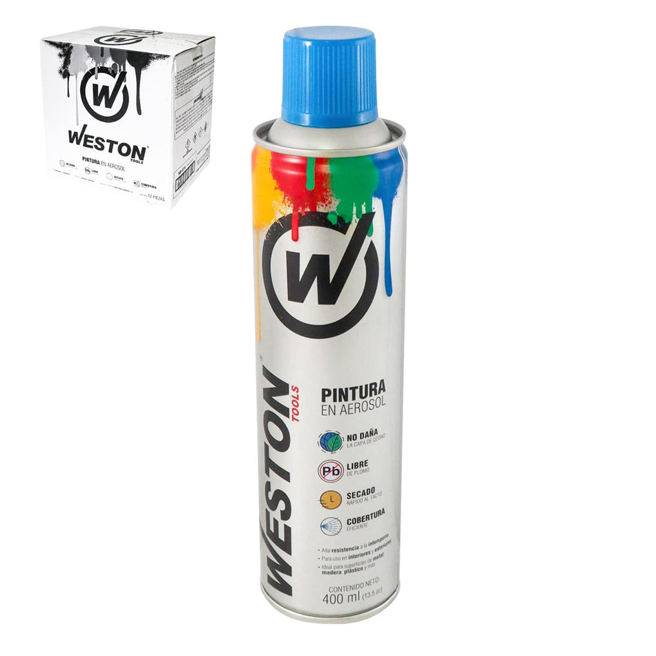 PINTURA AEROSOL AZUL REAL 400ml (Precio