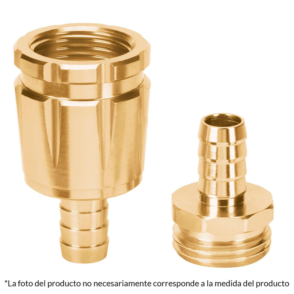 Juego de conectores 3/4' macho/hembra ro