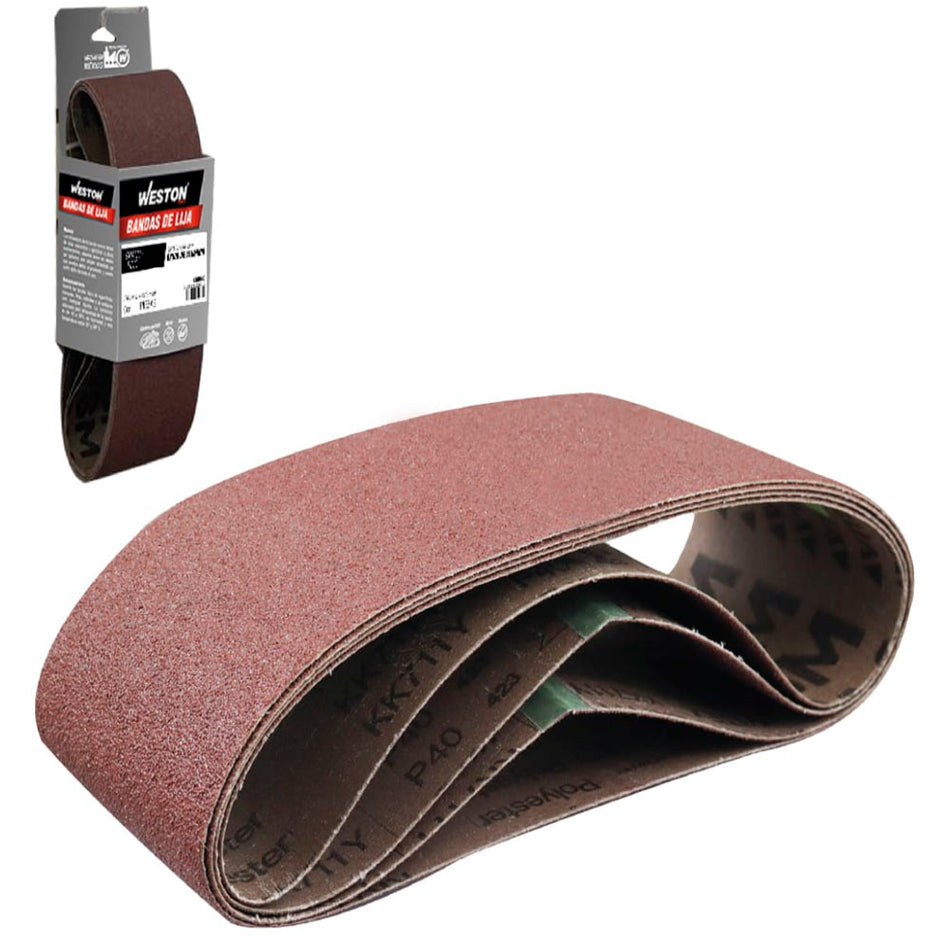 BANDA WESTON ÓXIDO DE ALUMINIO 3"X 18" G