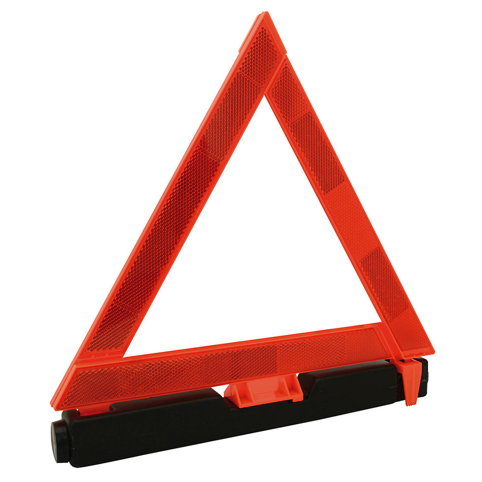 Triángulo reflejante de emergencia con base con arena, 17", 2 piezas Surtek TRF172