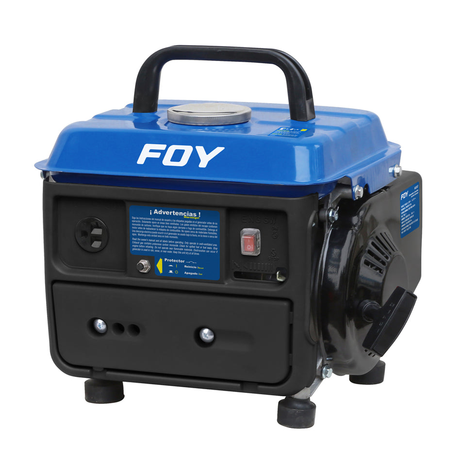 Generador a gasolina 700 W, 63 cc, voltaje de salida 120 V Foy GG307