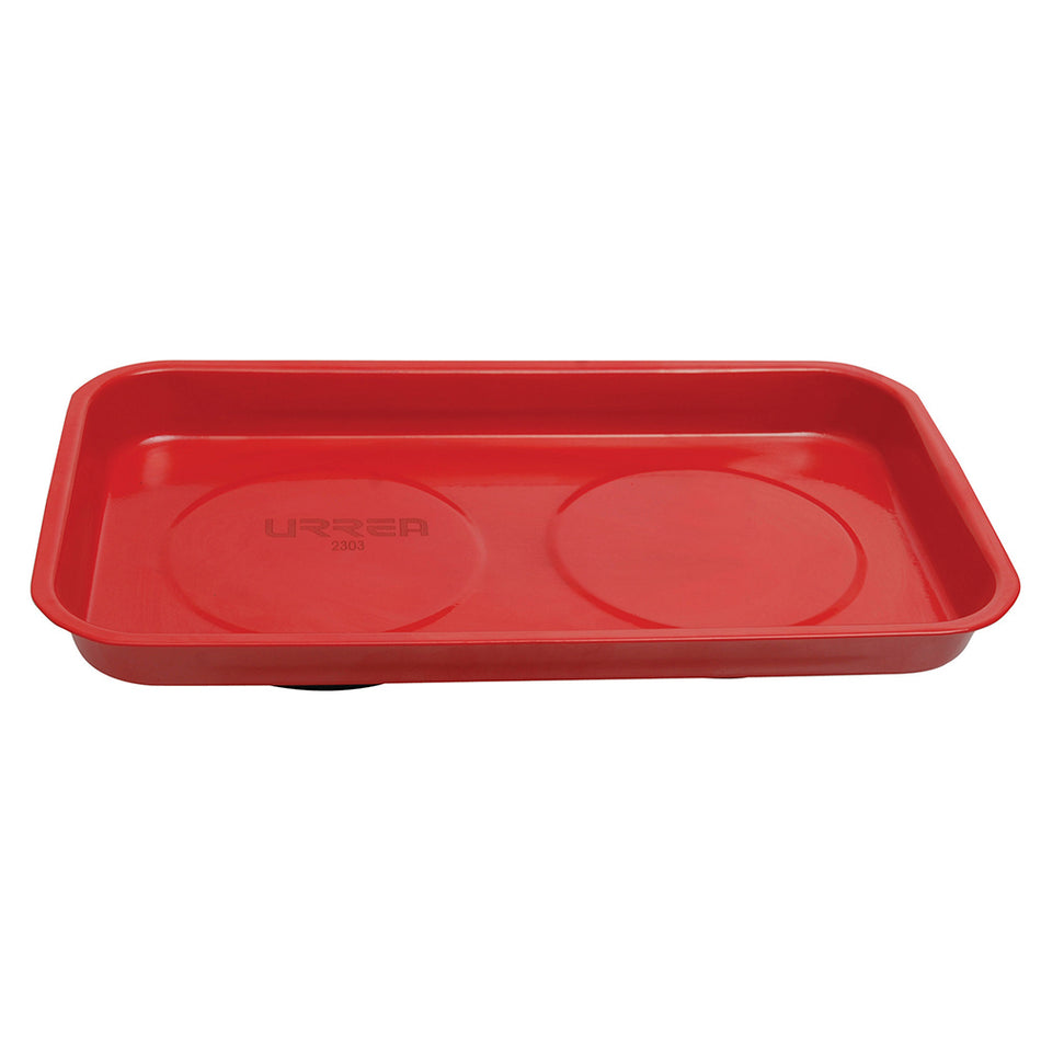 Charola magnética con cubierta de pintura electrostática, rectangular 14 cm x 24 cm Urrea 2303