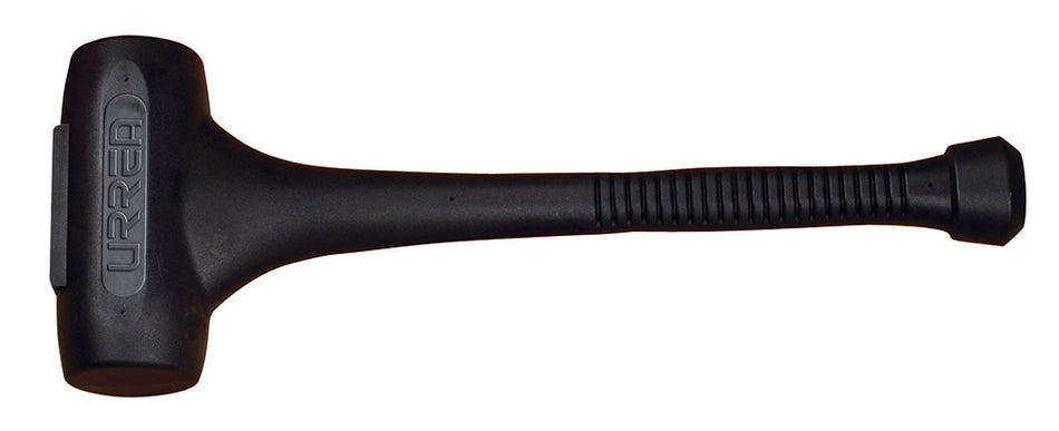 Marro de golpe seco de una sola pieza con mango antideslizante de 36-1/2", 12 lb Urrea 1439DB