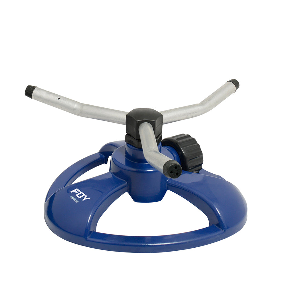 Aspersor estacionario con base metálica de 3 brazos, 3/4" GHT Foy ASPM3B
