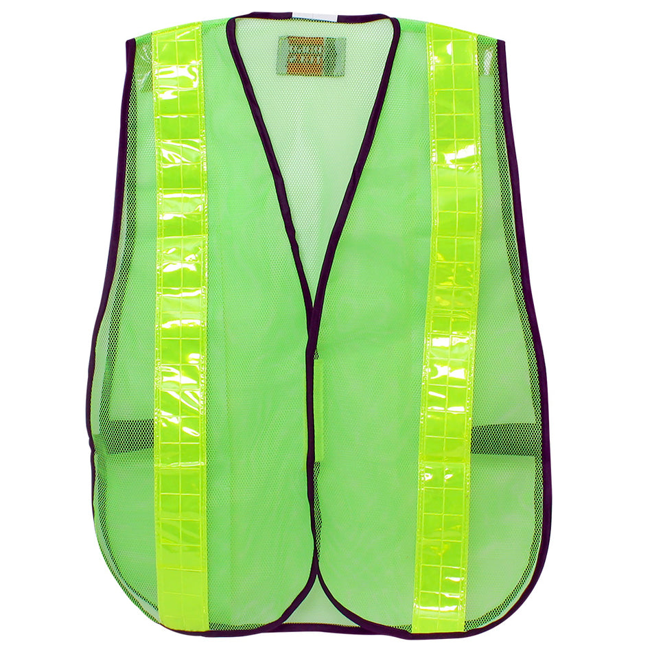 CHALECO MALLA VERDE DE SEGURIDAD D1 DOGOTULS JY3000