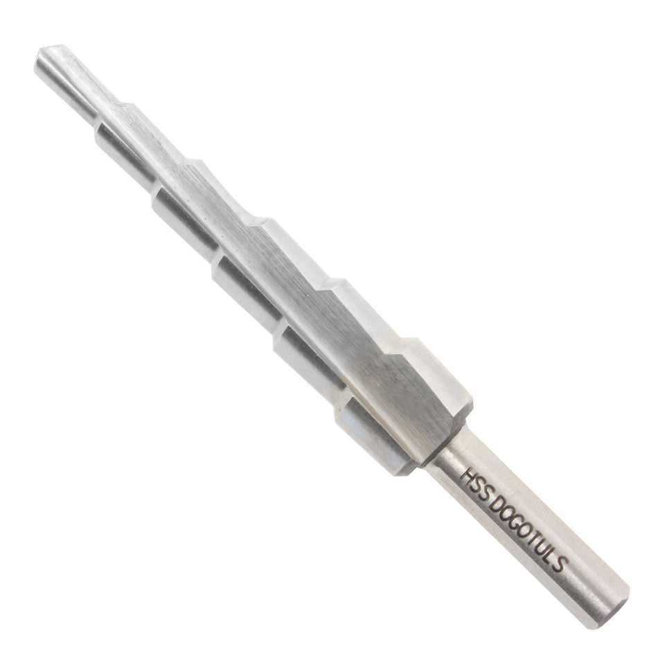 BROCA ESCALONADA M2 3/16"-7/8" ZN 1/4" DOGOTULS PT1102