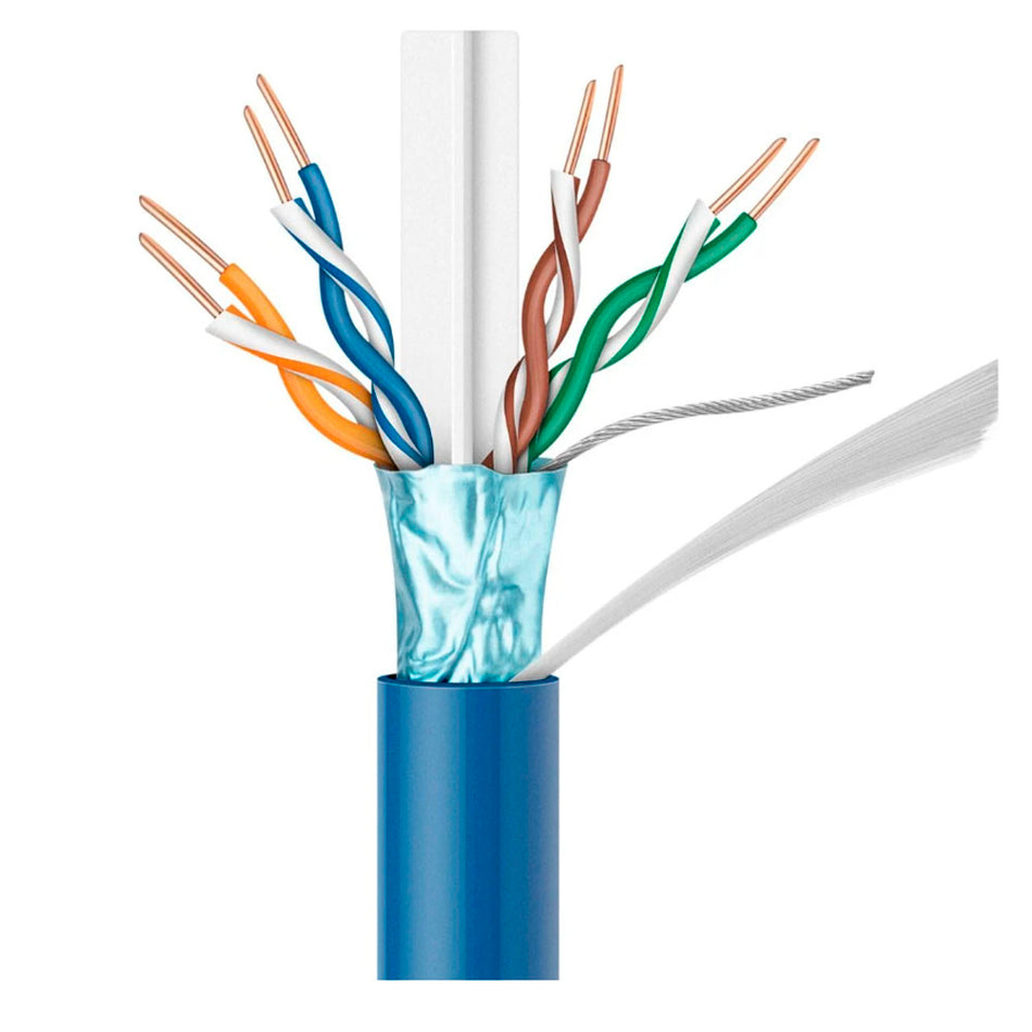 CABLE F/UTP CAT.6A CUBIERTA PVC TIPO CMR