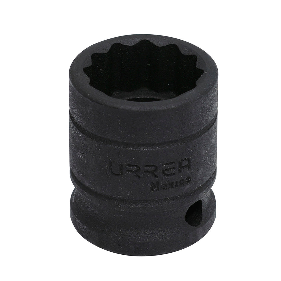 Dado de impacto cuadro de 1/2", 12 puntas, en pulgadas, 11/16" Urrea 7422