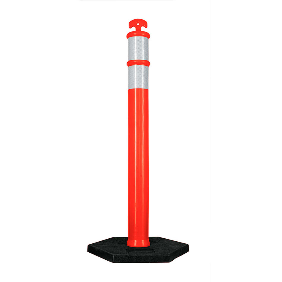 Poste delimitador de 115 cm de alto con