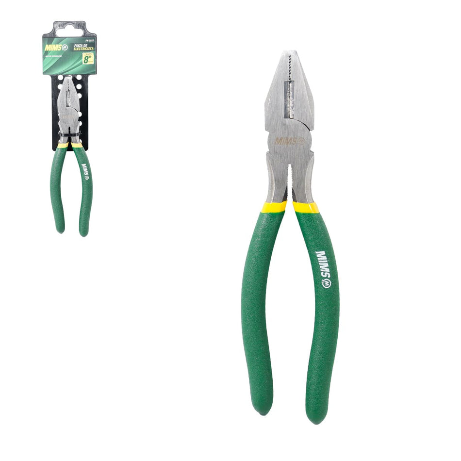 PINZAS DE ELECTRICISTA 8" MIMS (CAJA C/6