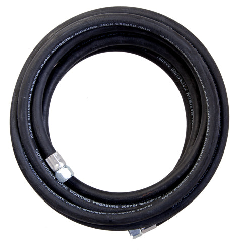 MANGUERA DE HULE 5M 1/4" 800PSI NEGRO