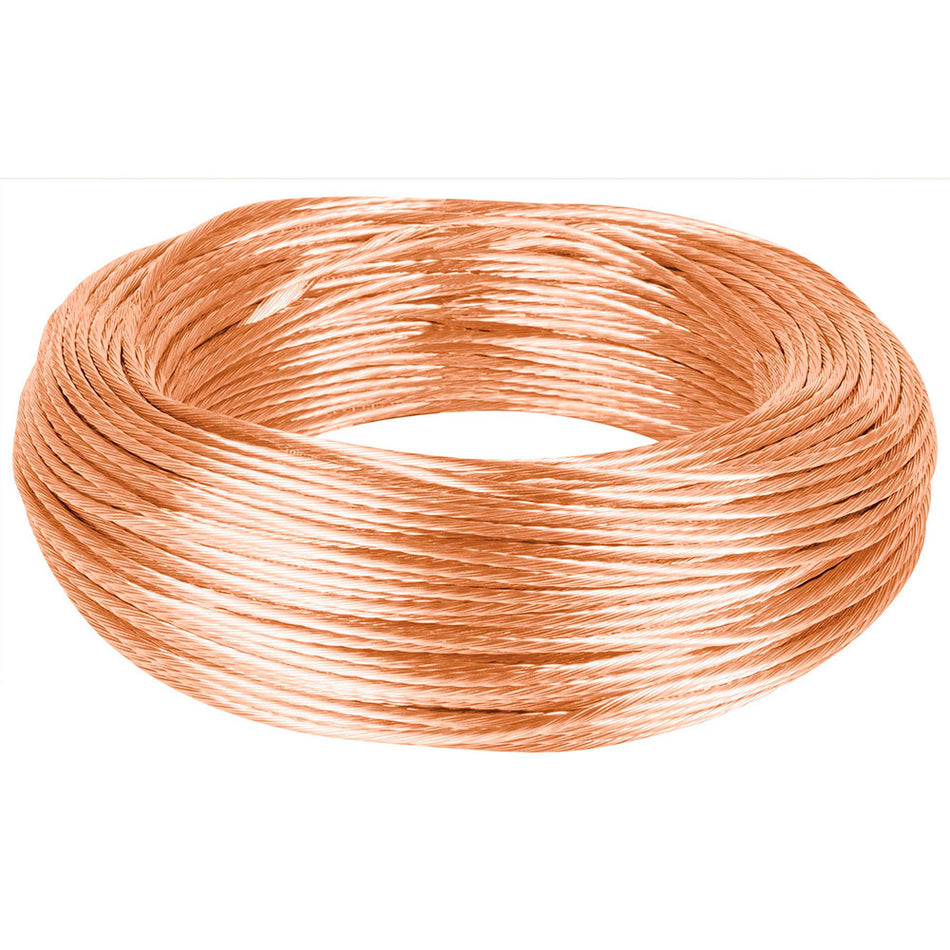 Metro de cable desnudo de cobre calibre