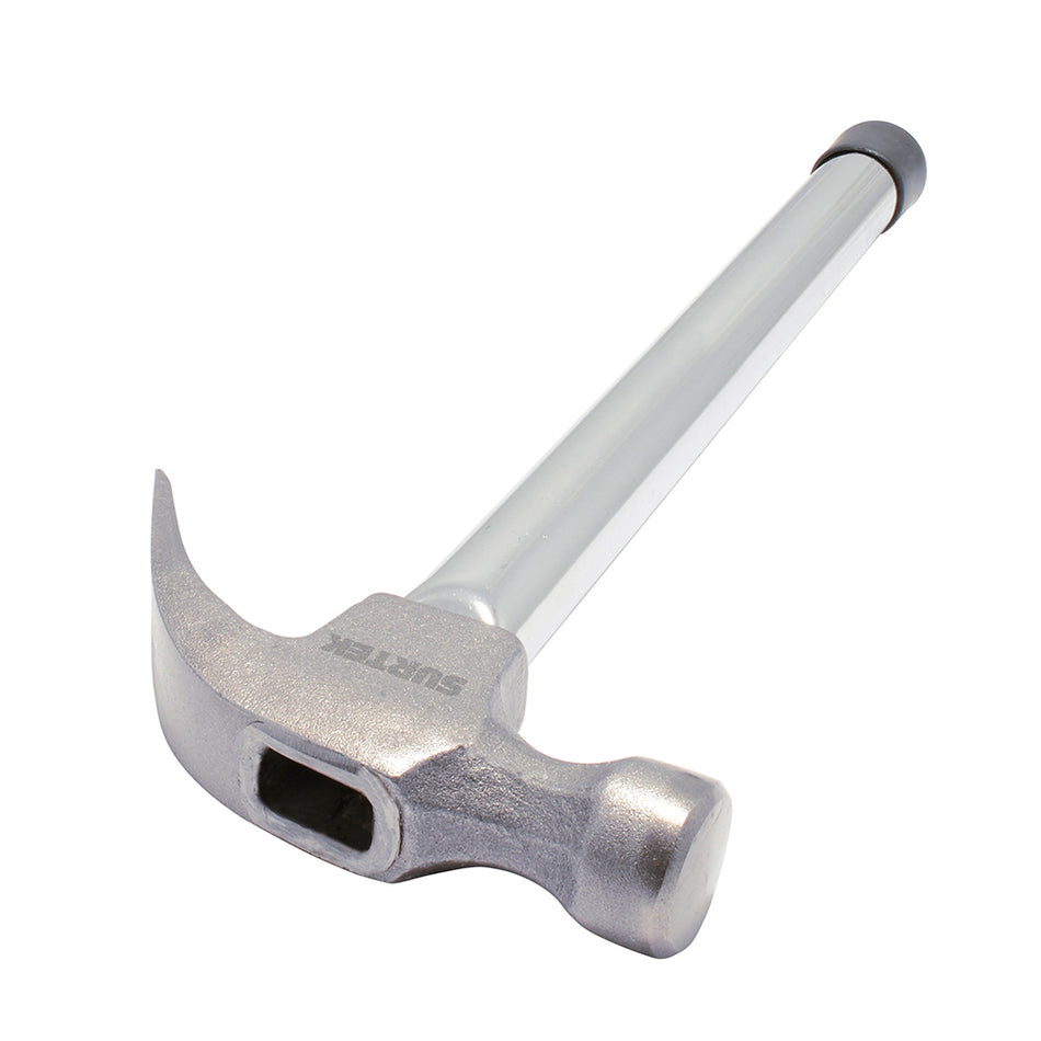 Martillo de uña curva con mango tubular de 13", 16 oz Surtek 416T