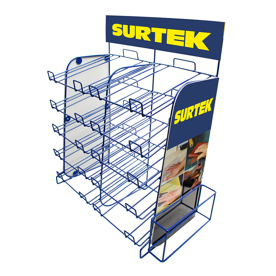Rack despachador de mostrador para lijas 50 x 28 x 65 cm Surtek RLIJA