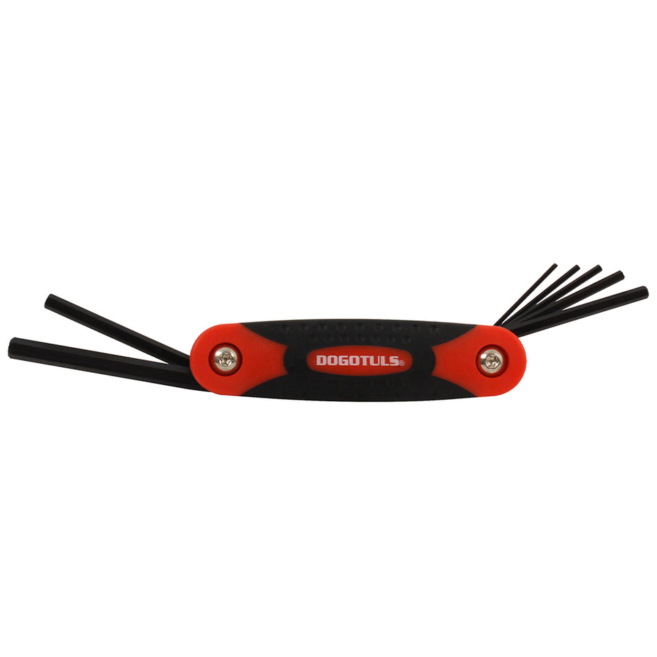 JUEGO 7 LLAVES NAVAJA 1.5-6MM HEX CR-V DOGOTULS TF2310