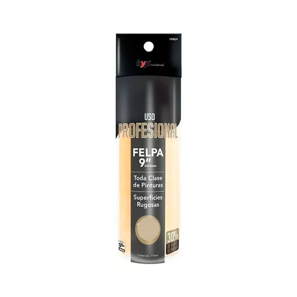 FELPA   9" ALTA DENSIDAD 1/4", BYP