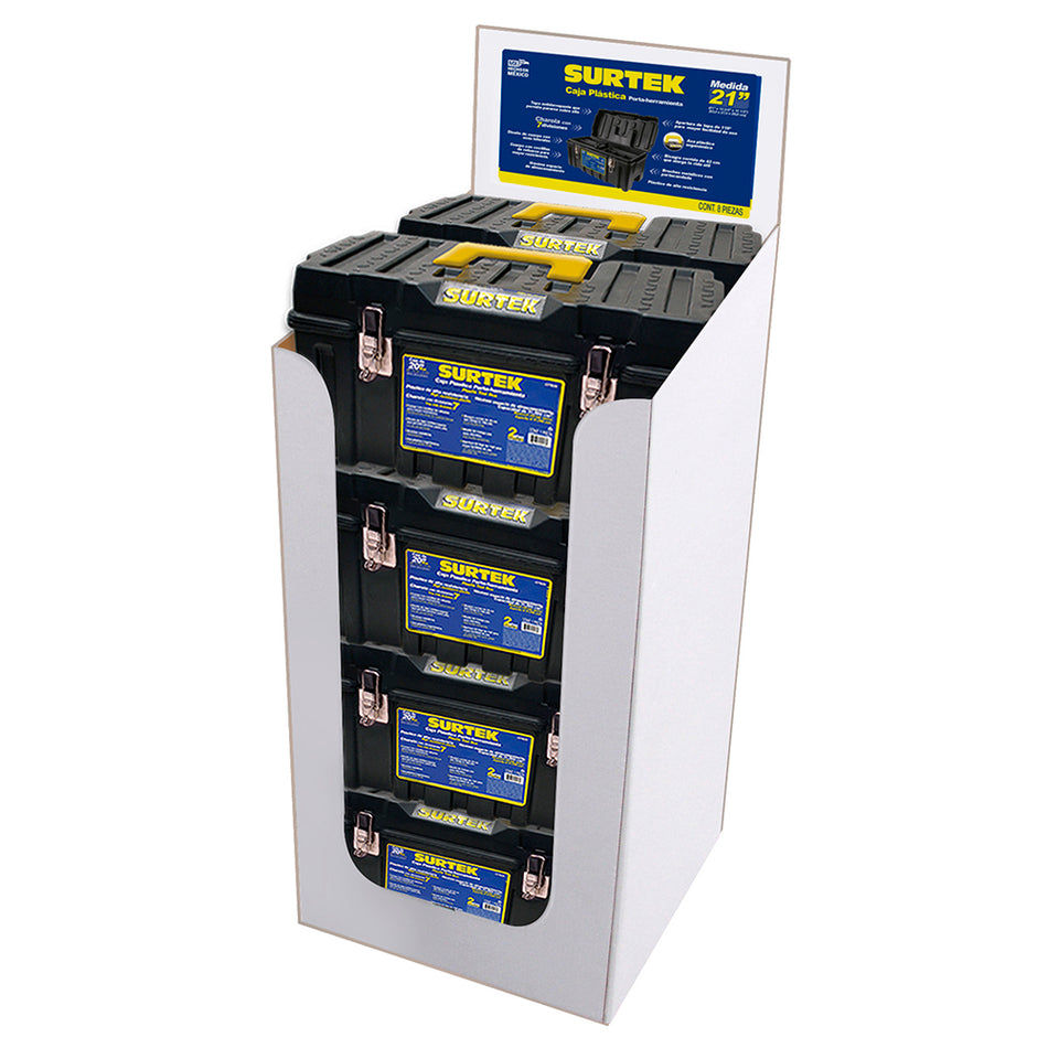 Despachador para cajas plásticas, 10 piezas Surtek CPSC20E