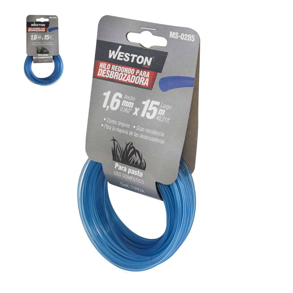HILO REDONDO P/DESBROZADORA EN CABALLETE