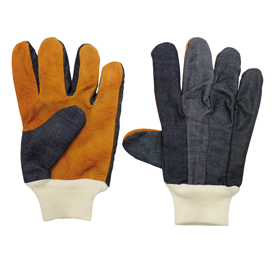 Guantes de carnaza y algodón tipo payaso unitalla Surtek 137390