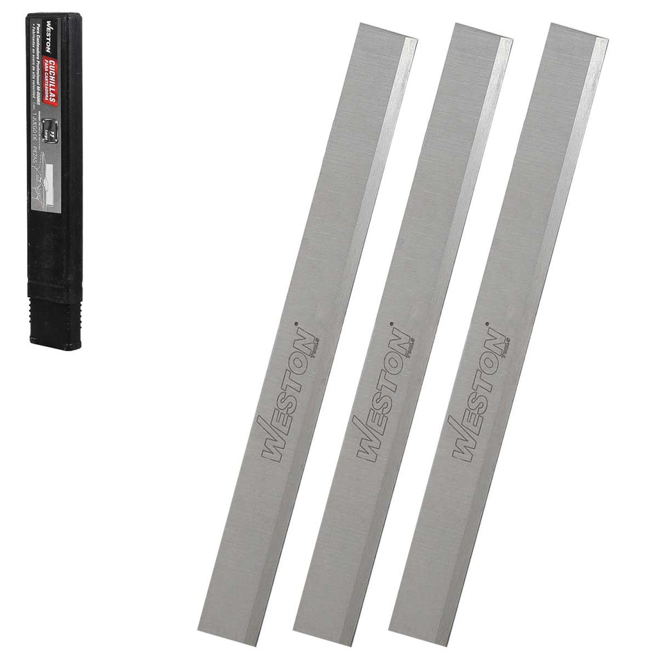 JUEGO DE 3 CUCHILLAS PARA CANTEADORA M-0