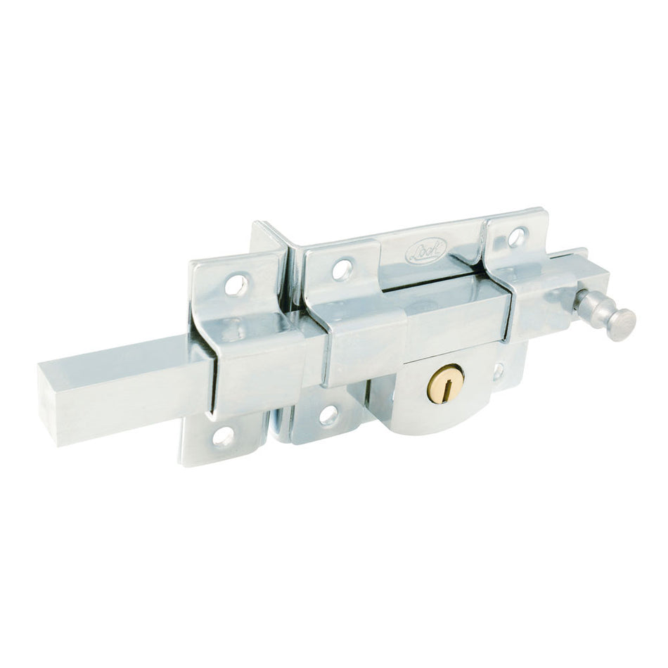 Cerradura de barra libre función izquierda, cromo brillante, llave estándar, blíster Lock L570ICBB