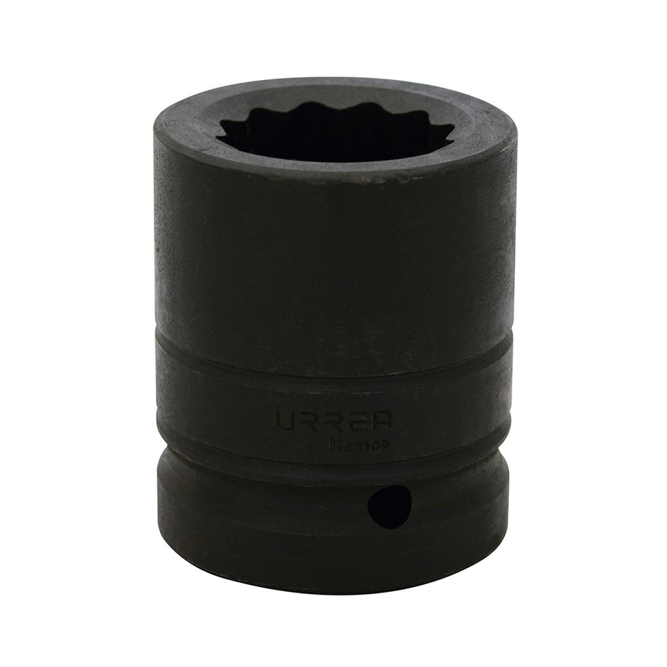 Dado de impacto cuadro de 1", 12 puntas, en pulgadas, 1-5/8" Urrea 10026T