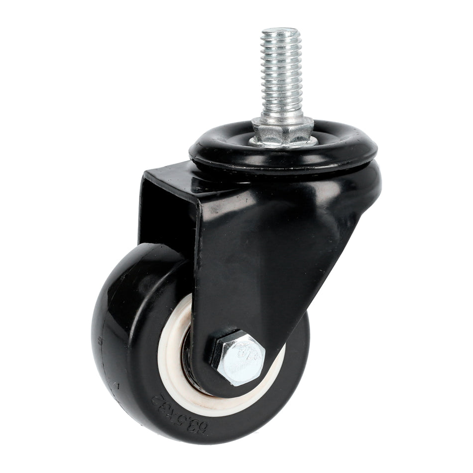 Rodaja de PVC negro con espiga roscada 2" Surtek RVNE5