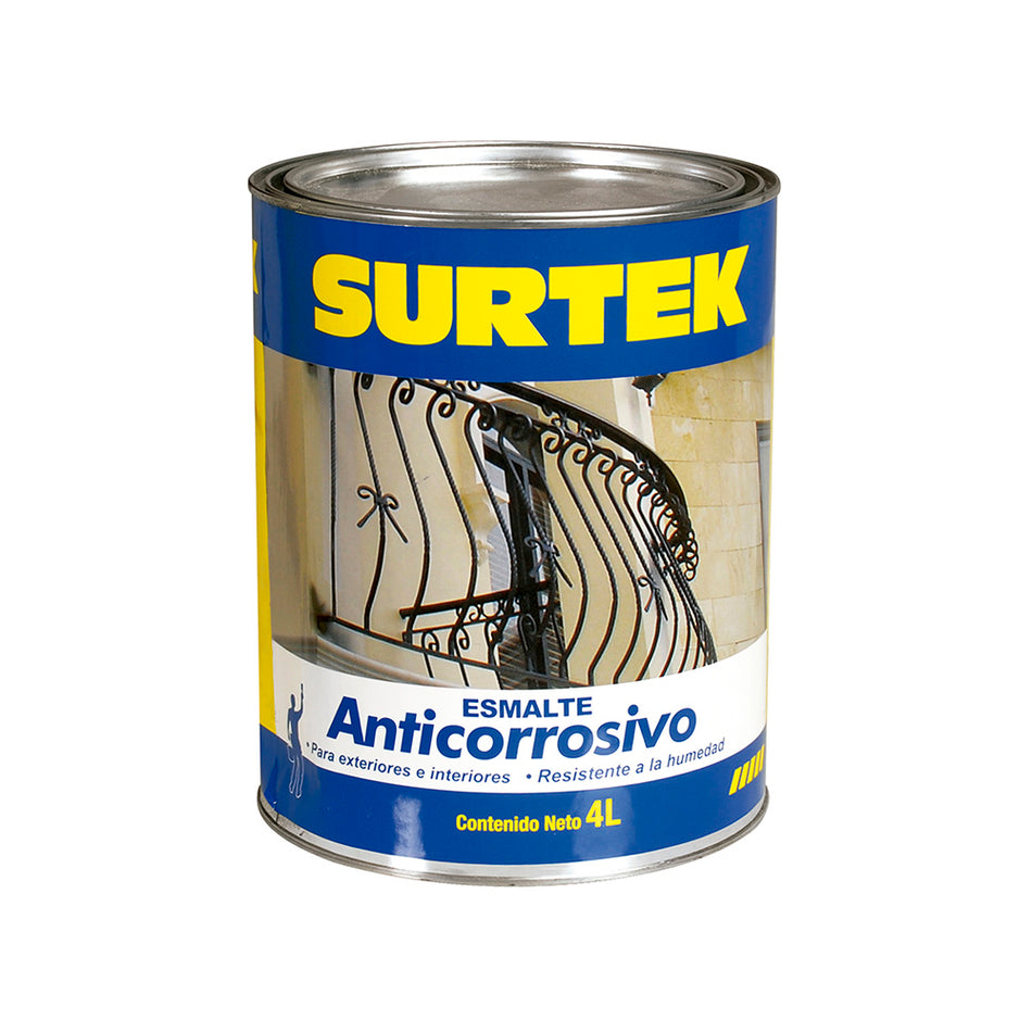 Esmalte anticorrosivo 4 Lt color negro Surtek SP30399