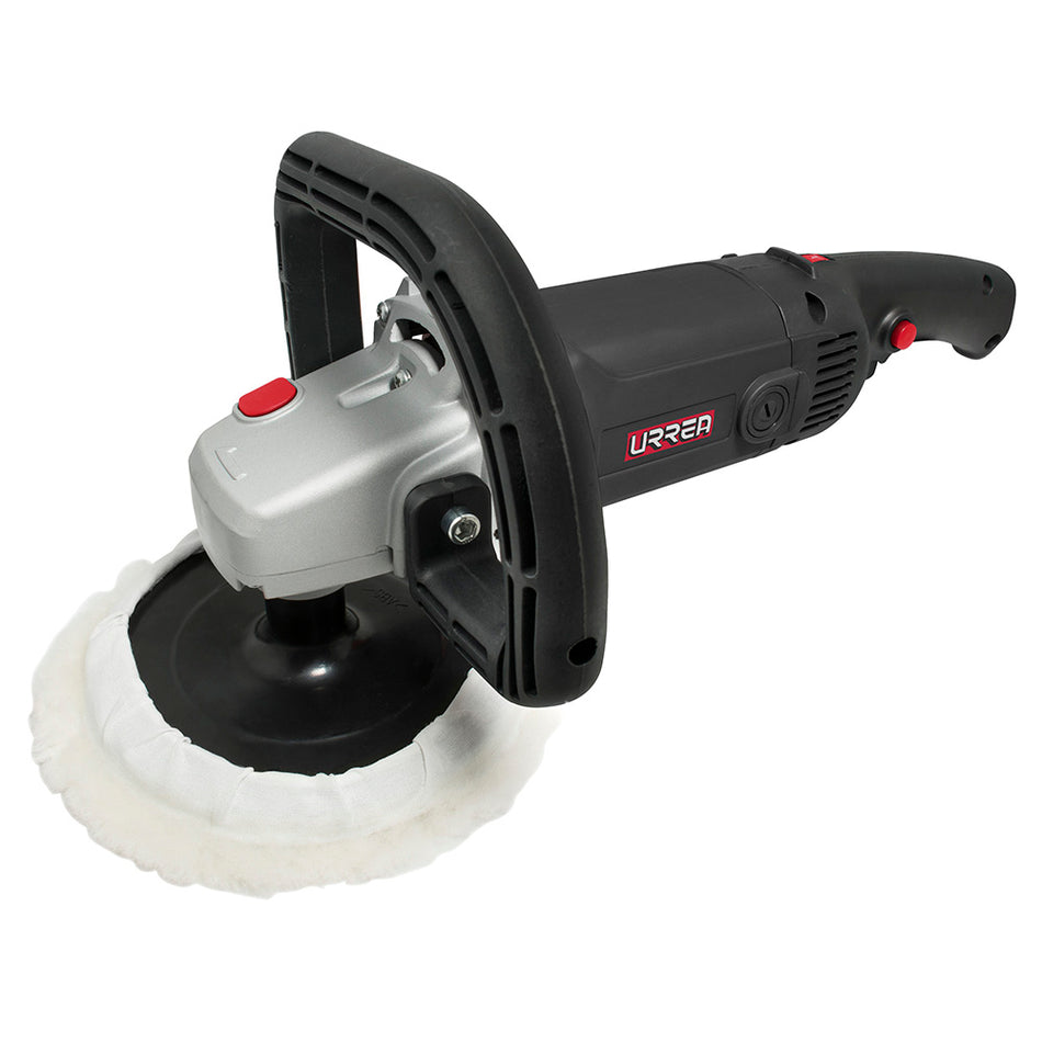 Pulidora angular 7" 1300 W 120 V, 900 - 3000 RPM Urrea LP807B