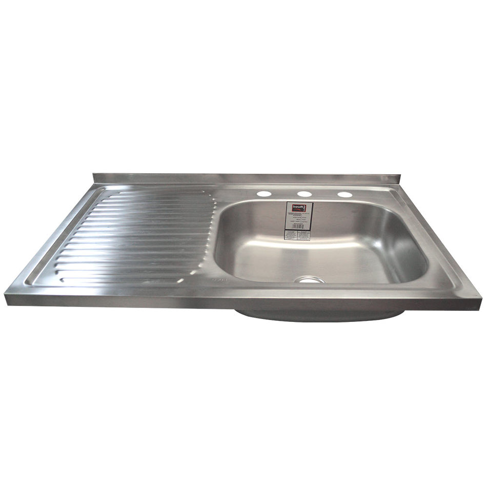 TARJA A.INOX.ESC.IZQ. 80 X 50 C/RESP.ORI