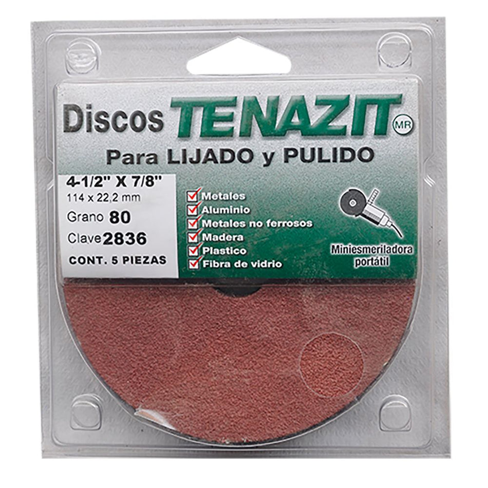 Paquete de fibrodiscos de óxido de alumi