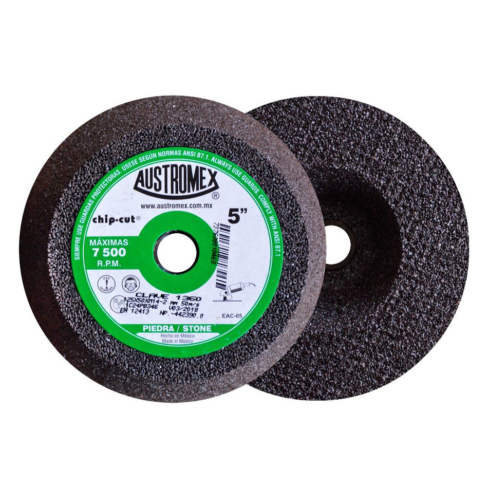 Copa abrasiva de 125 x 50 x M14-2 mm par