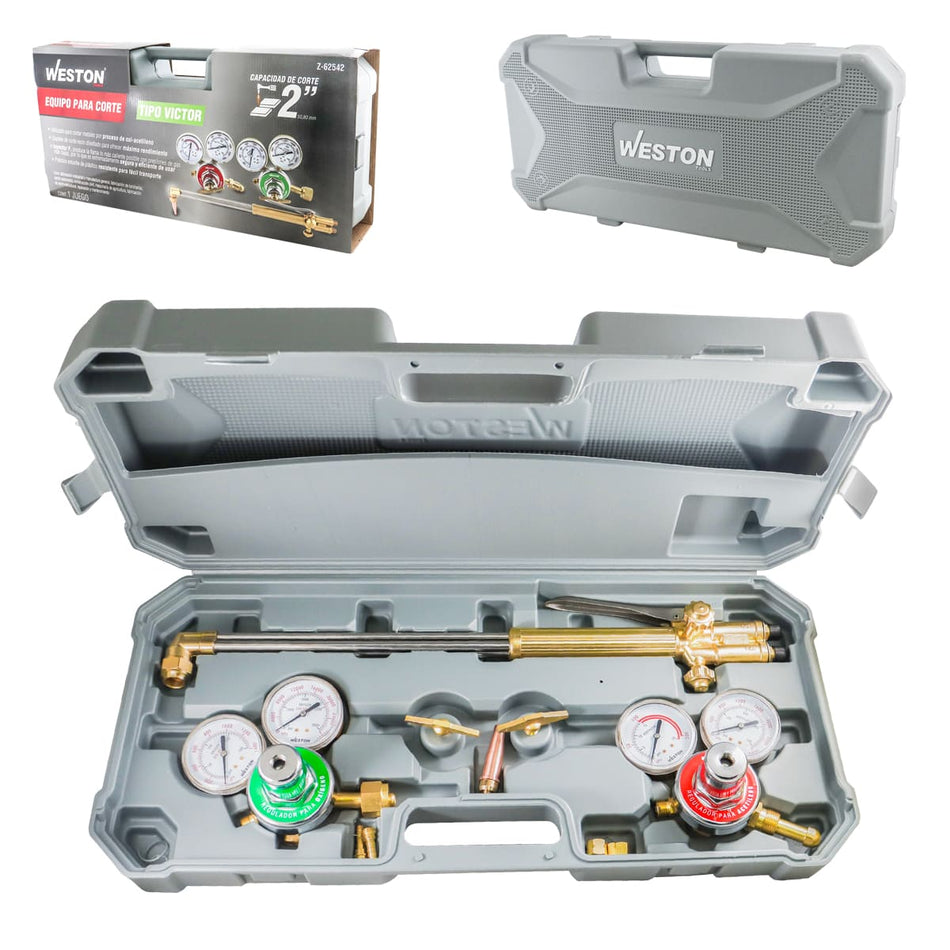 EQUIPO D/CORTE T/VICTOR REG. D/ACERO MAL